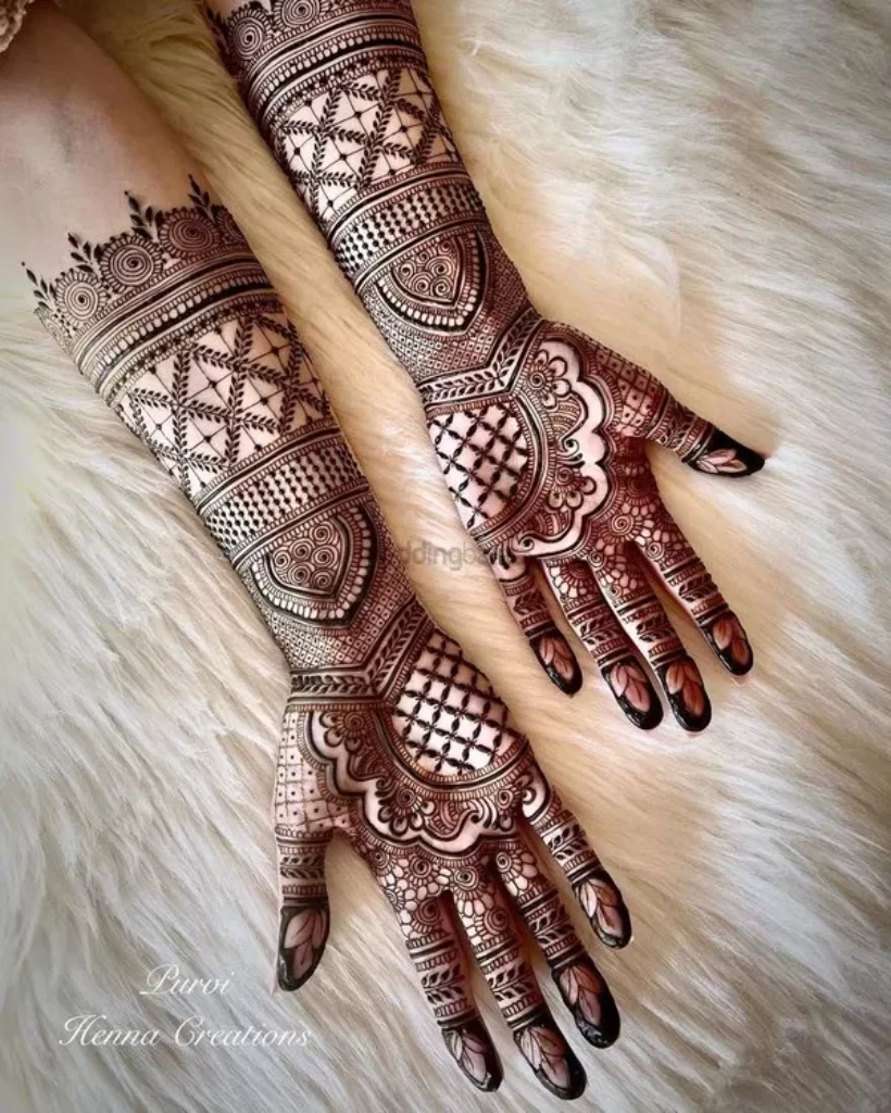 Arabic mehndi design