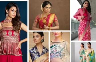 Blouse Design for Banarasi Sarees