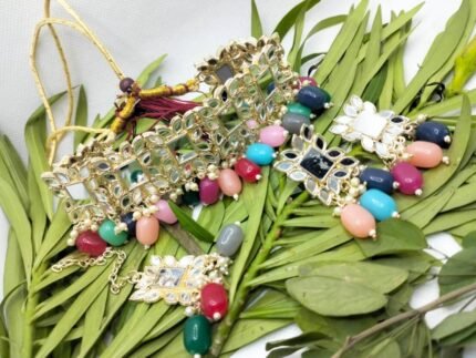 Classy Choker Necklace Earring Jewelry Set with Earrings Jewelry Set for Women.